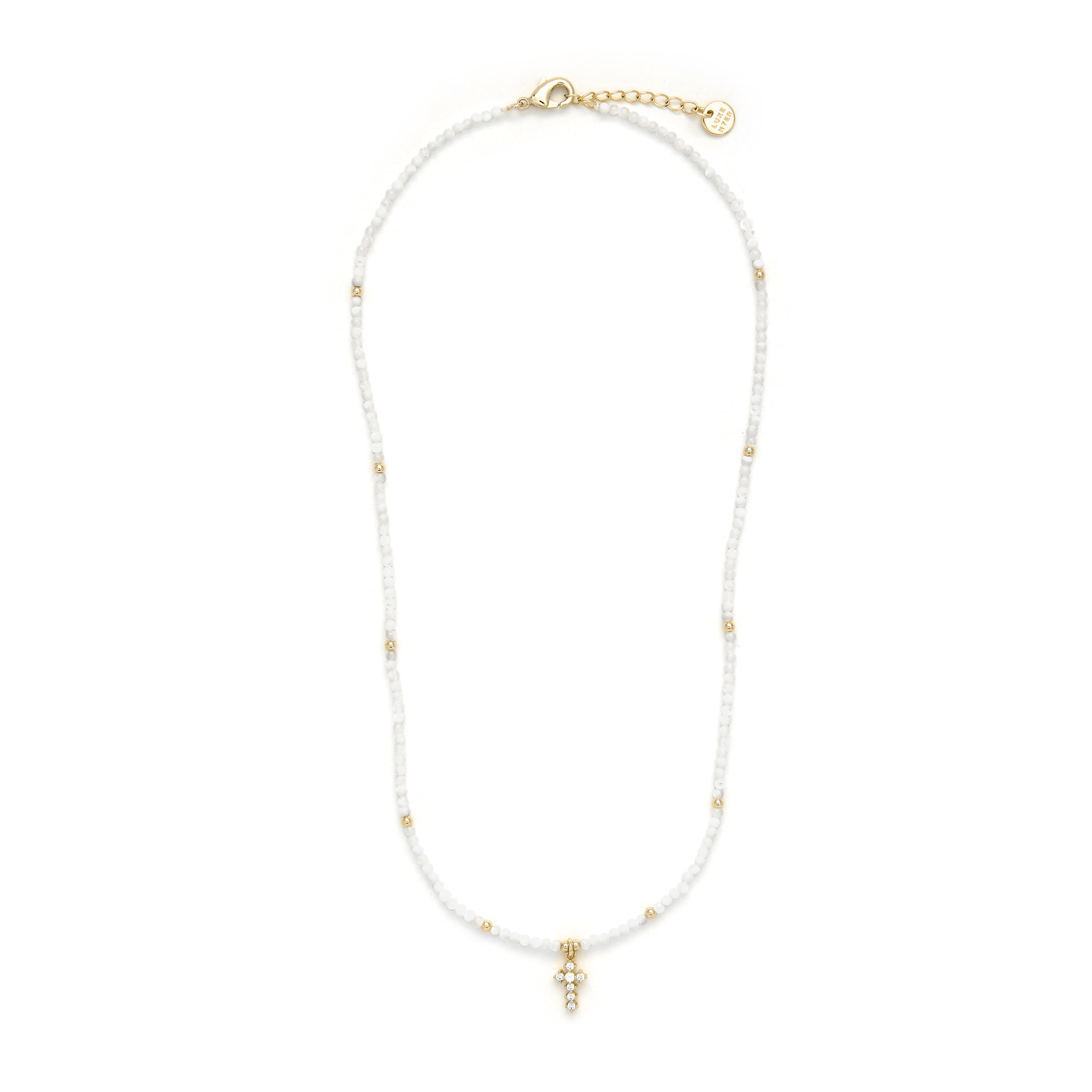 Collar Nyali acabado oro amarillo 18k