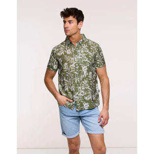 Camisa Manga Corta Caqui - Westcoast
