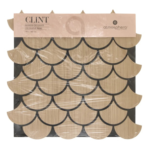 Panneau décoratif mural Clint beige 64x66cm