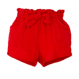 Pantalon short - Rojo
