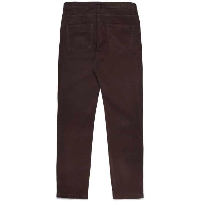Pantaloni Robe di Kappa Uomo Penty Peached Gabardine Marrone