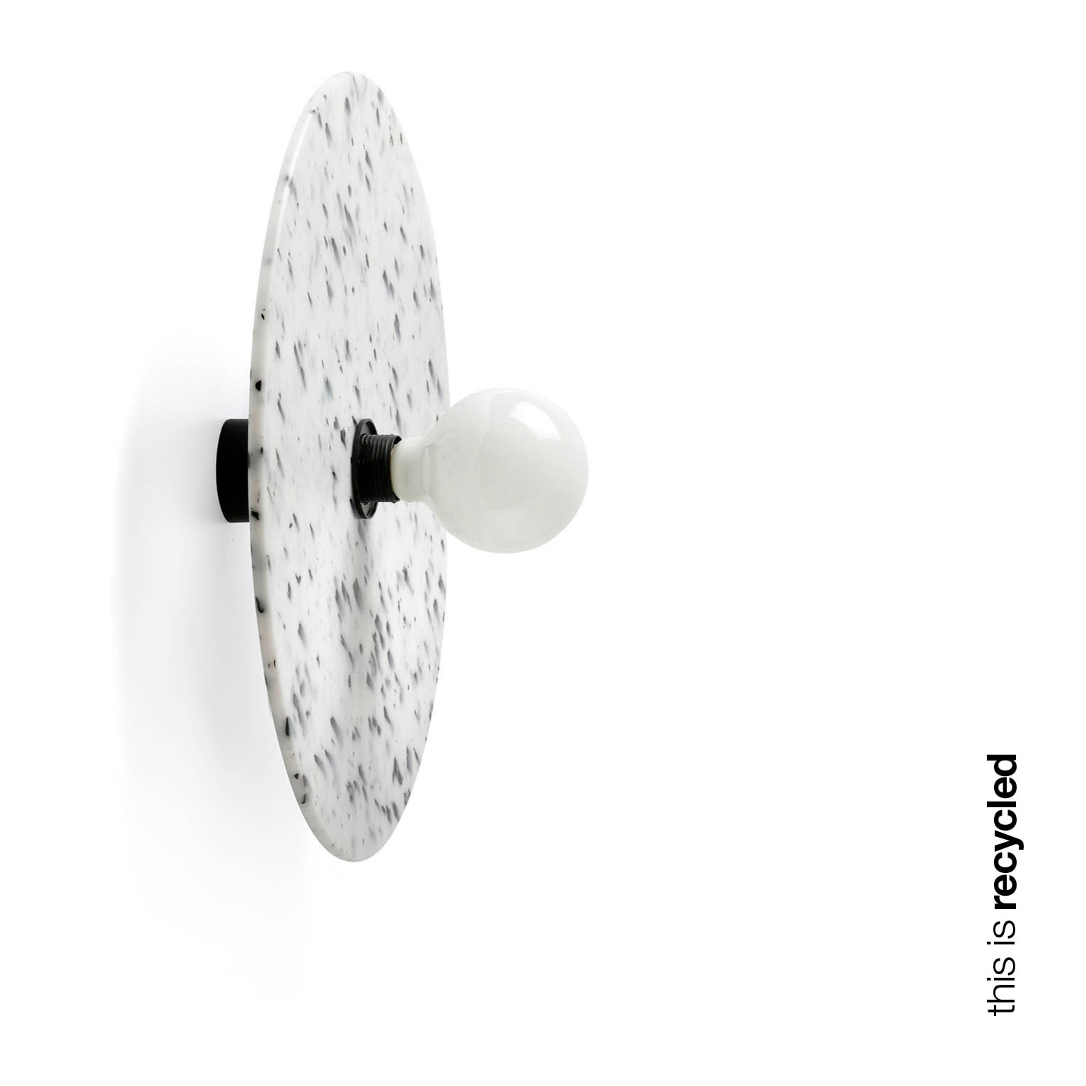 CONFETTI 450 H70 Aplique/plafón marmóreo reciclada