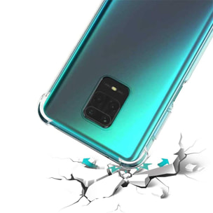 Coque Xiaomi Redmi Note 9S/Note 9 Pro/Note 9 Pro Max Antichoc Silicone + 2 Vitres en verre trempé Protection écran