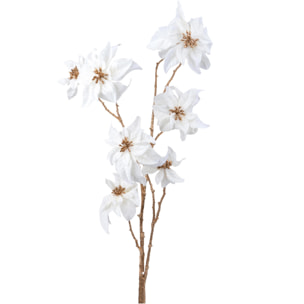 Ramo poinsettia - Pezzi 6 - 25xH106x26cm - Bianchi Dino SpA