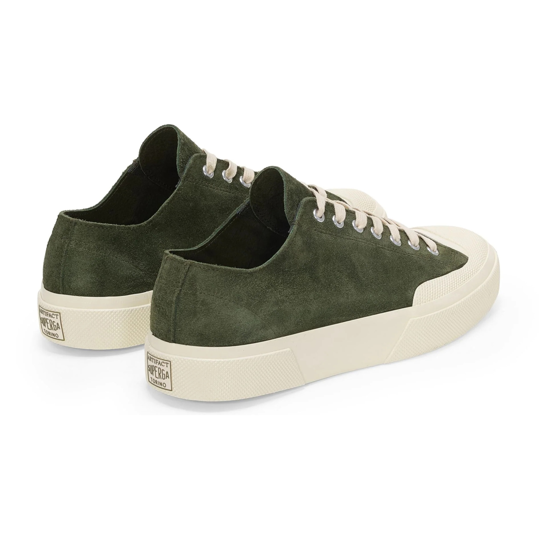 Superga - Sneakers Uomo Donna Verde - 2432 WORKS SUEDE FLESH OUT
