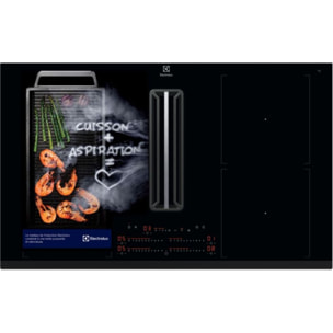 Plaque induction aspirante ELECTROLUX KCC84450 breeze