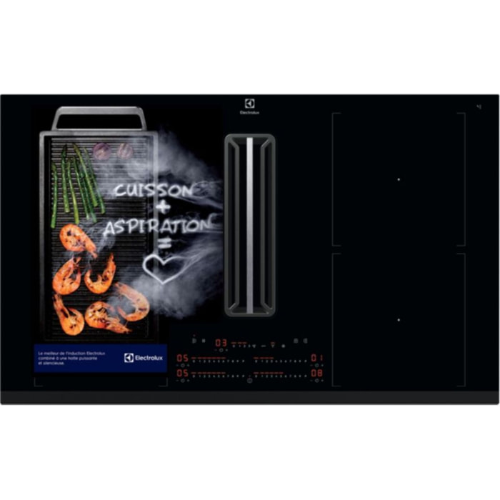 Plaque induction aspirante ELECTROLUX KCC84450 breeze