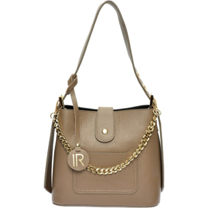 Borsa a mano Isabella Rhea Beige