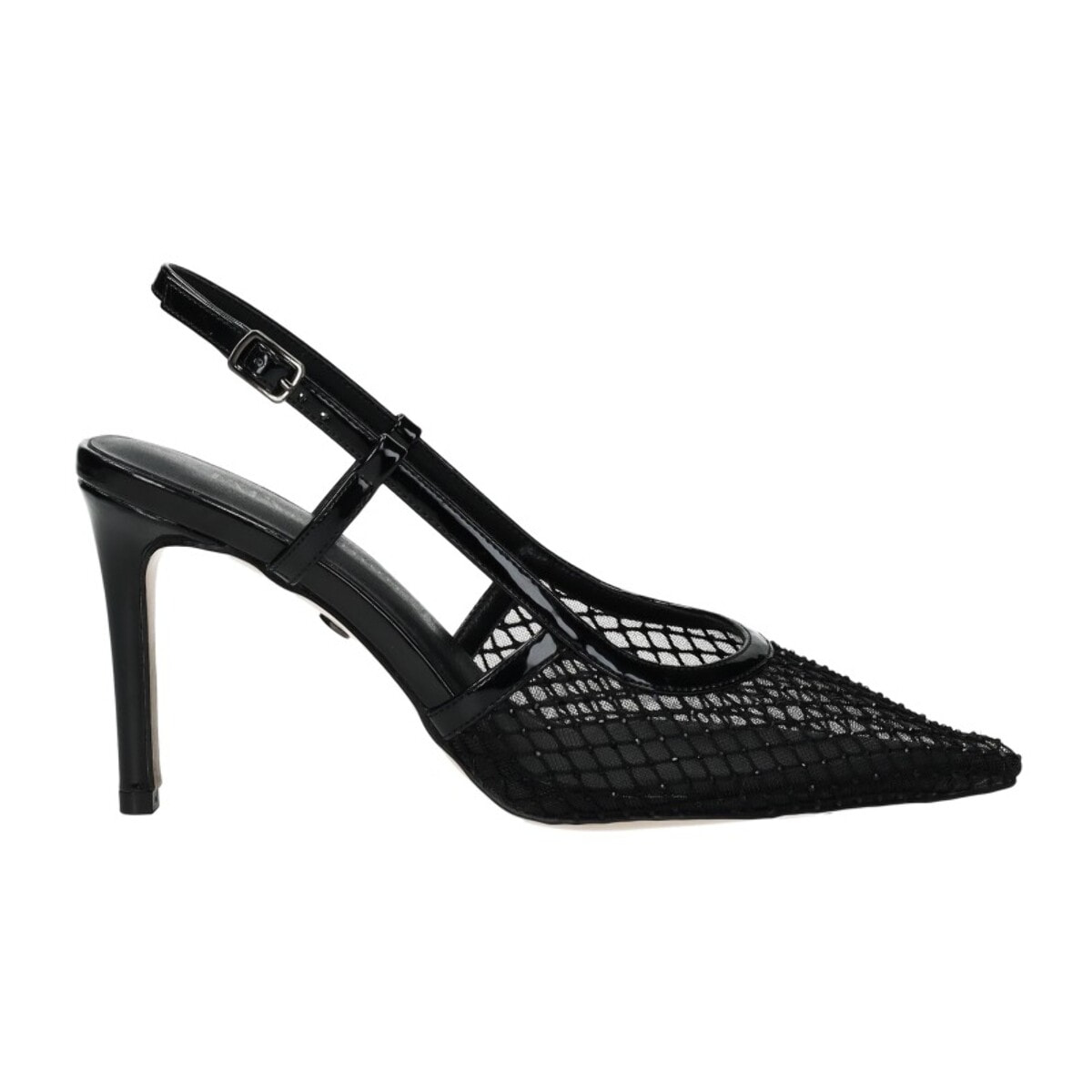 Décolleté sling back Donna Tata Italia Nero
