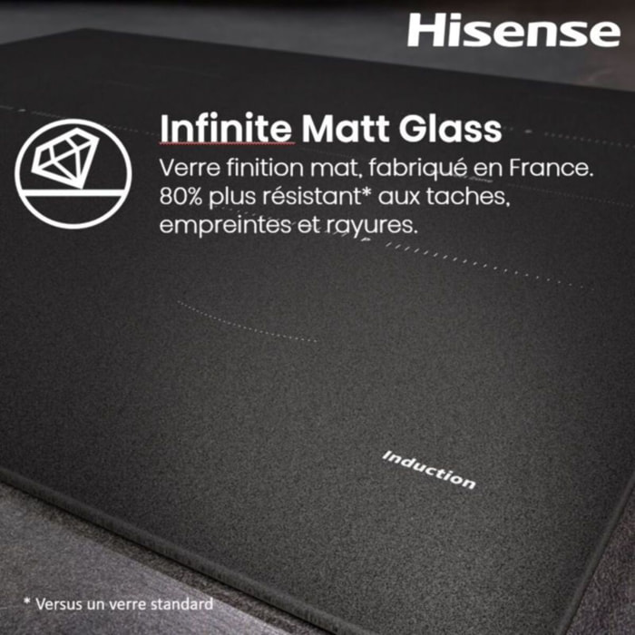 Plaque induction HISENSE HI63218SR InfiniteMattGlass