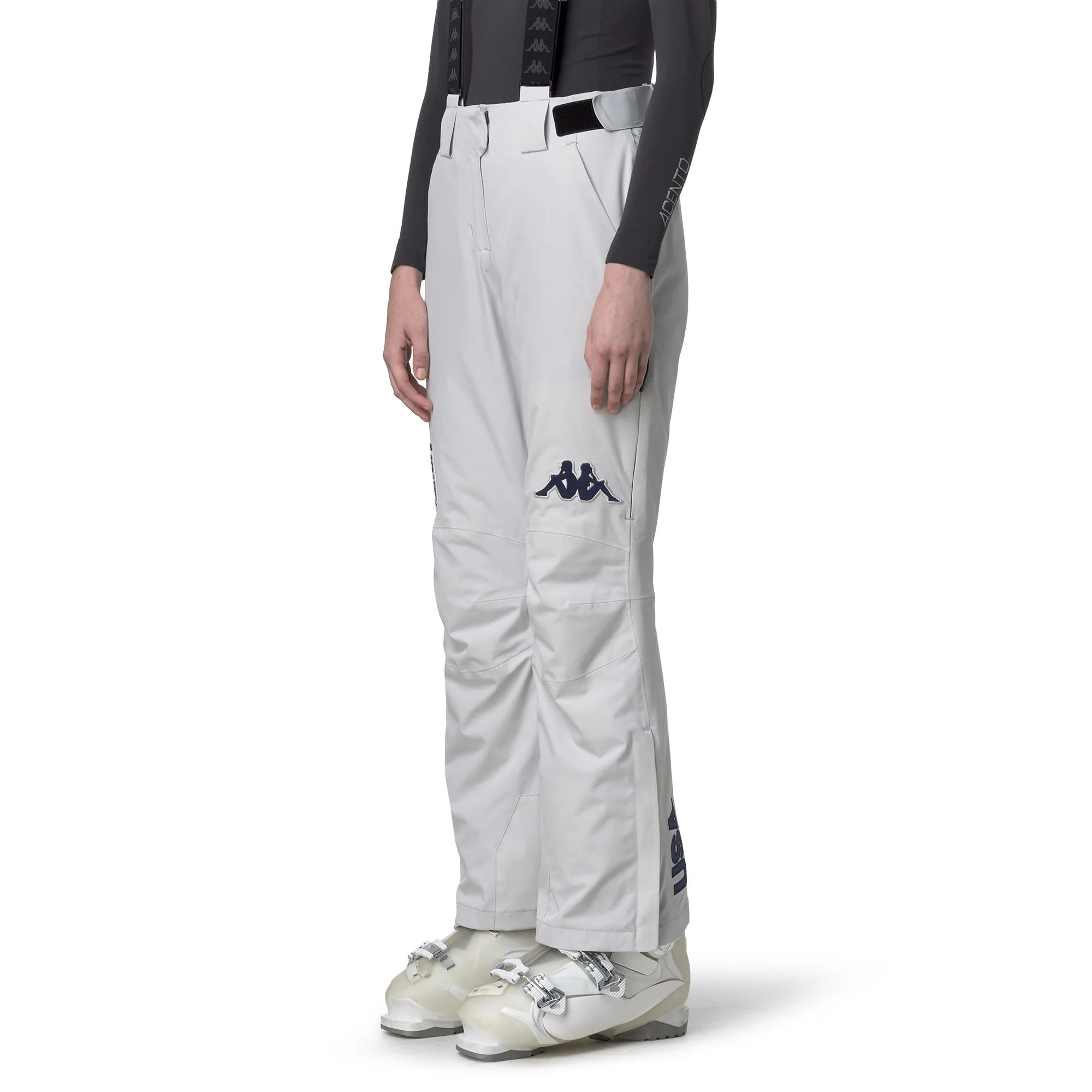 Kappa - Pantaloni Donna Grigio - 8Cento 834 Us