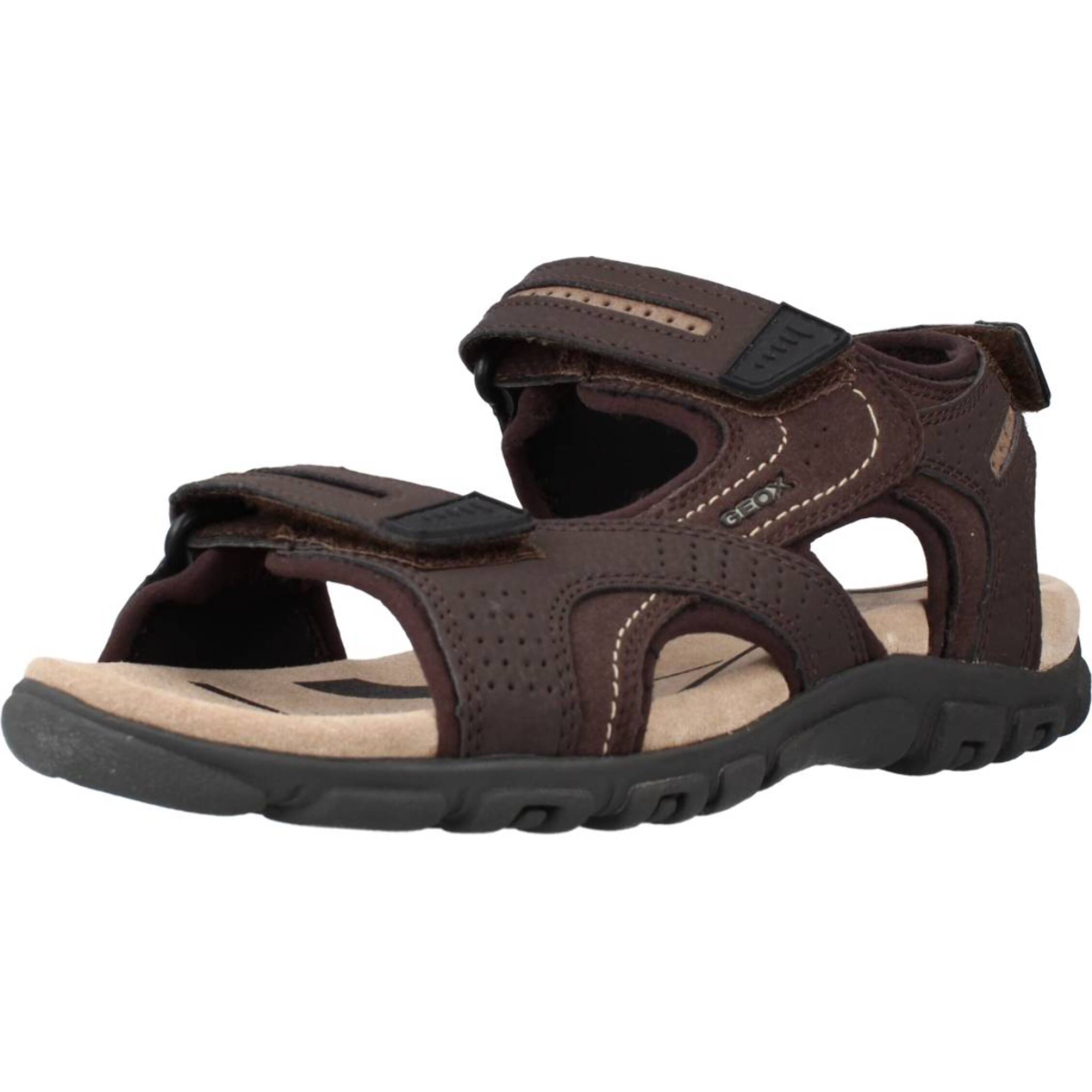 Sandalias Hombre de la marca GEOX  modelo UOMO SANDAL STRADA MARRON