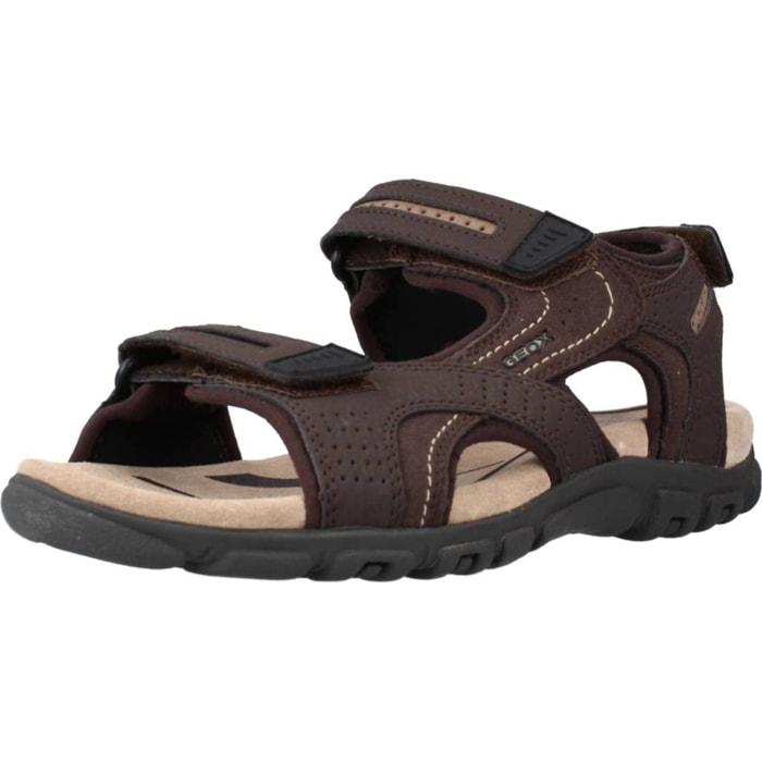 Sandalias Hombre de la marca GEOX  modelo UOMO SANDAL STRADA MARRON