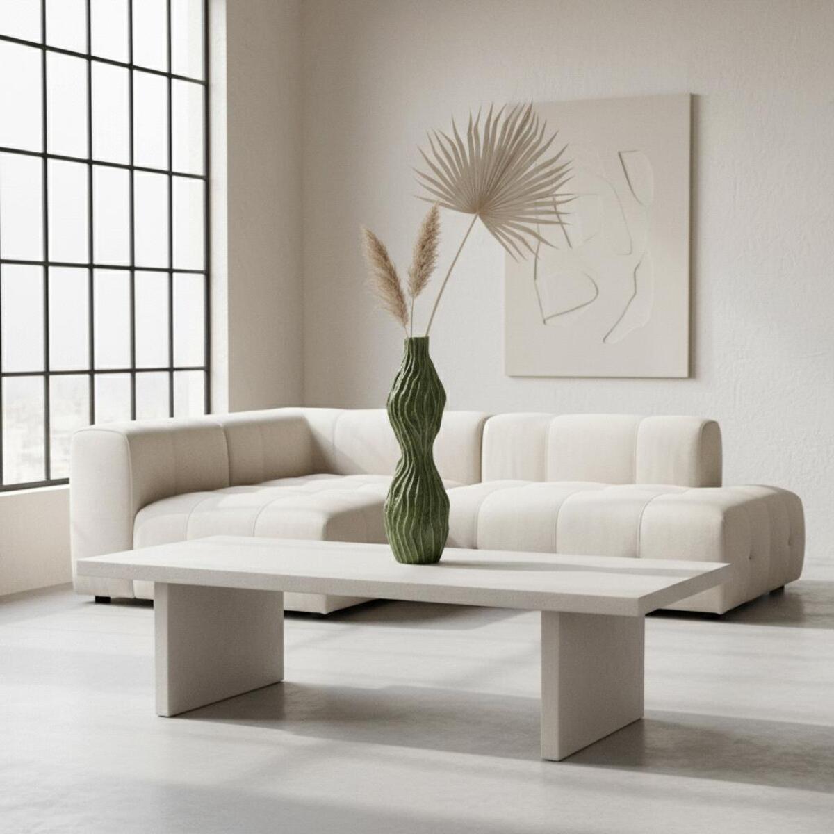 Vaso con effetto rigato - 21,5xH76x21cm - Pezzi 1 - Bianchi Dino SpA