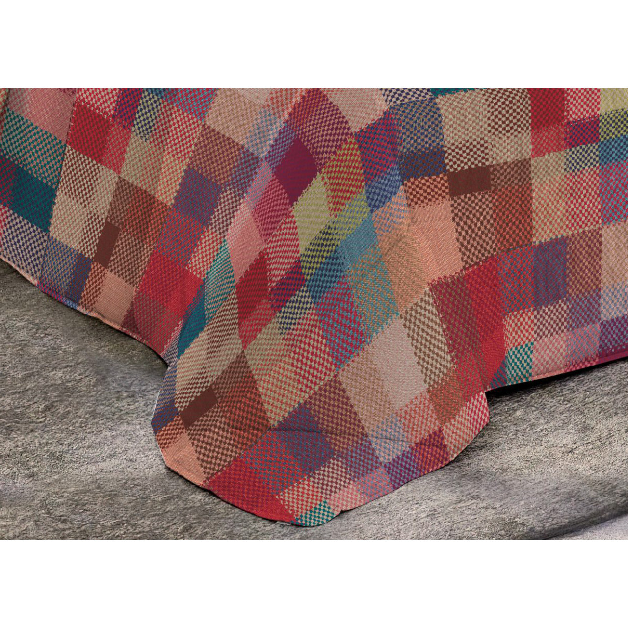 Trapunta Invernale 300gr Diadema Fantasia Quadri D21