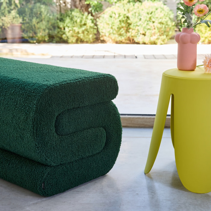 Banc design revêtement bouclette 1-2 places SASHA
