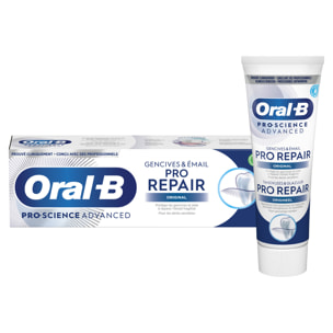 4 Dentifrices Oral-B Répare Gencives et Email Original 75ml