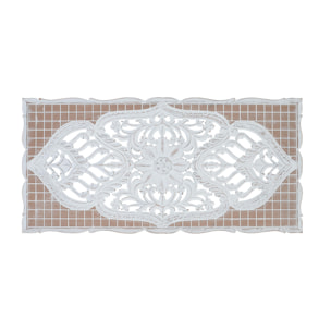 Cabecero de Mdf 166 Cm Estilo Boho Étnico Tallado