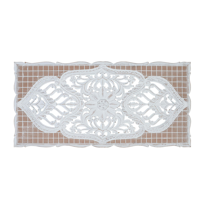 Cabecero de Mdf 166 Cm Estilo Boho Étnico Tallado