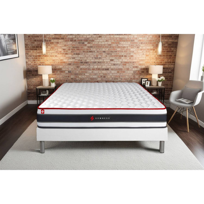 Matelas ENERGY ressorts ensachés et mémoire de forme