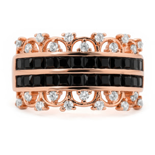 Anillo Phiak acabado oro rosa 18k