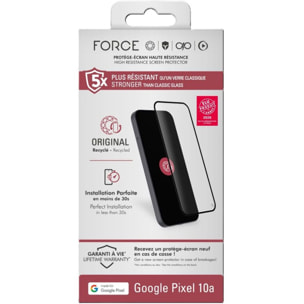Protège écran FORCE GLASS Google Pixel 10A