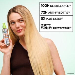 Garnier Fructis Diamond Liss Spray lissant brillance diamant enrichie en kératine végétale et huile d'argan 150ml