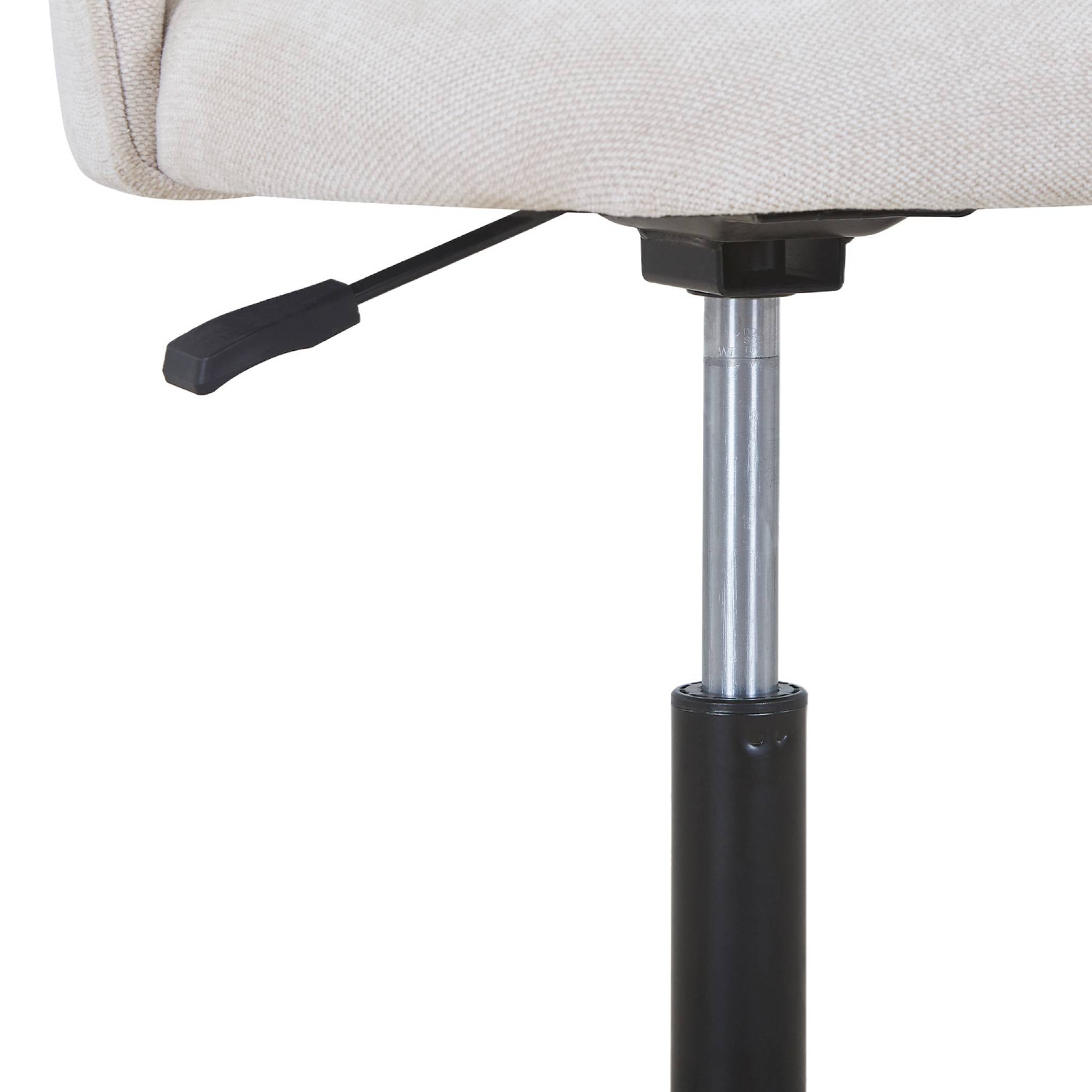 Chaise de bureau à roulettes tissu PHYL