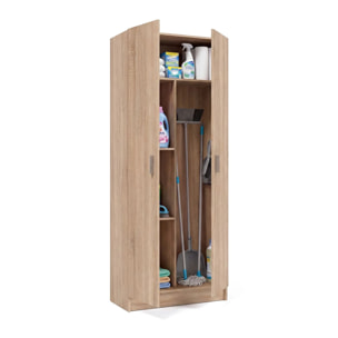 Armario de 2 puertas en roble canadian 73x180 cm Multi Useful 73 Roble