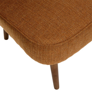 Fauteuil Aera en Tissu Ambré L69xl57xH72,5 cm