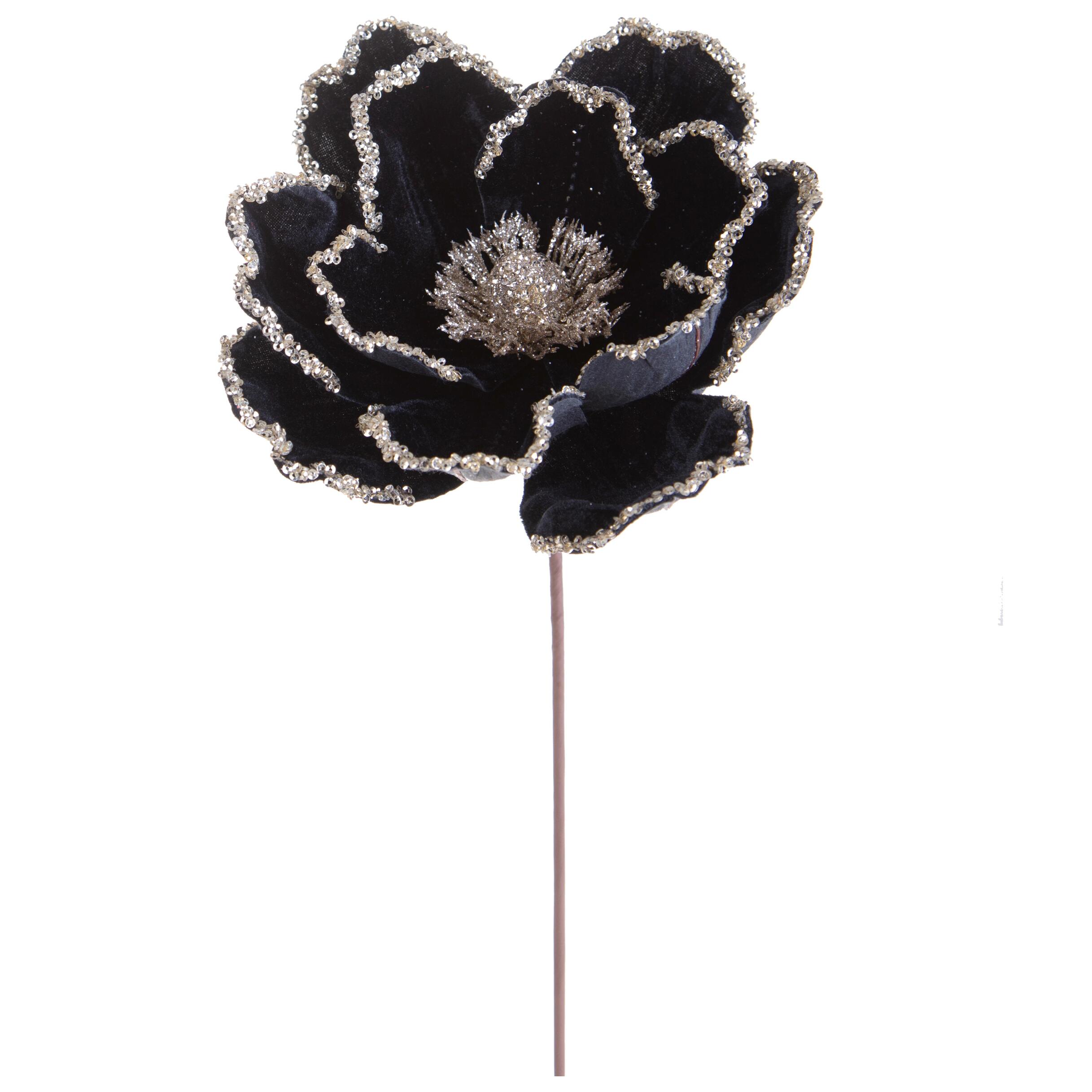 Fiore magnolia - Pezzi 12 - NERO - Bianchi Dino SpA