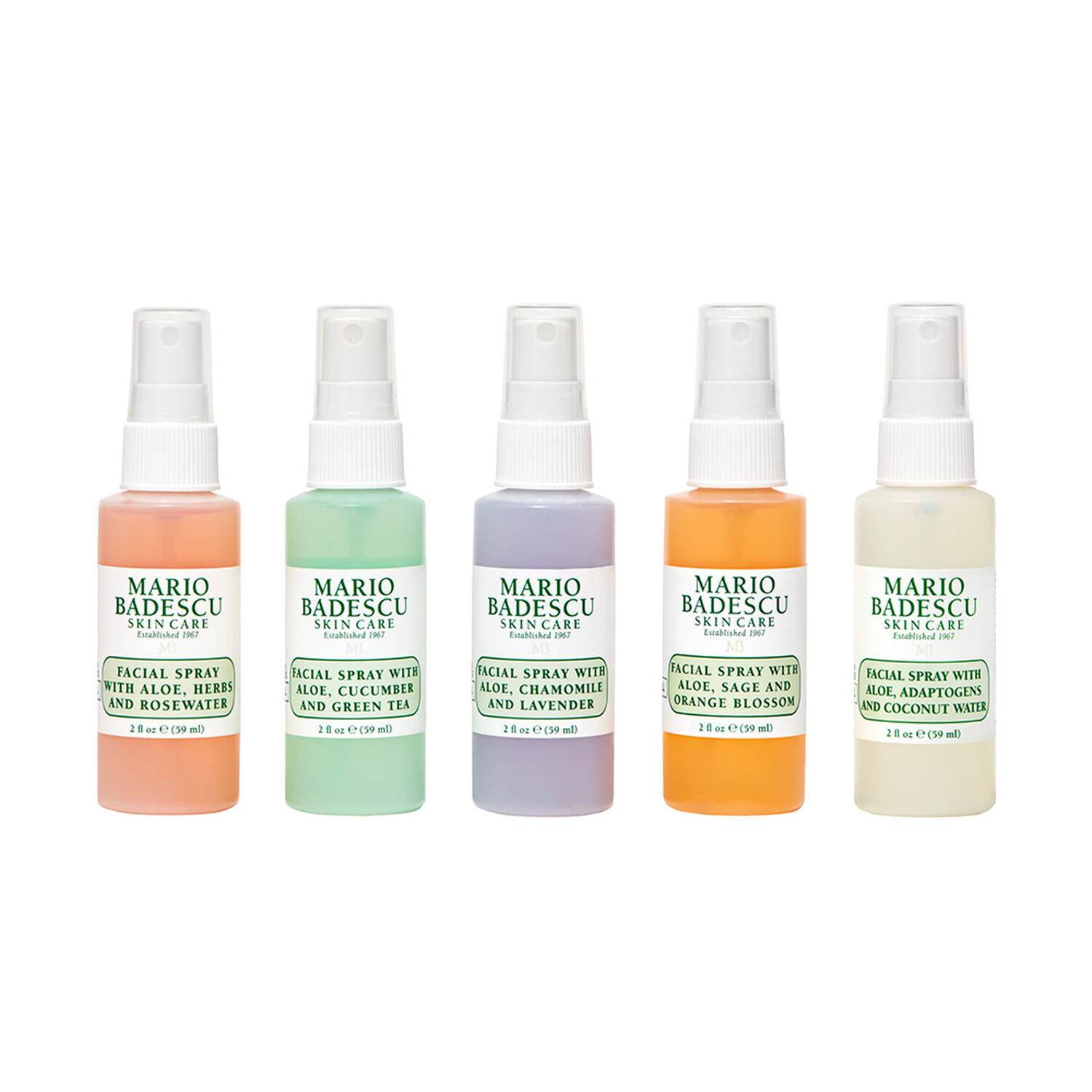Mini Mist Collection - Coffret Brumes Faciales 5 X 59 ml