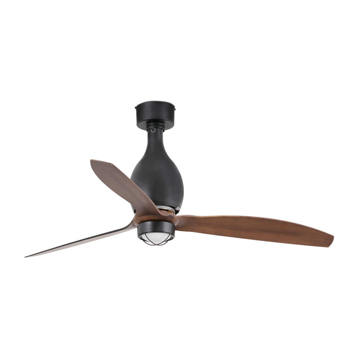 MINI ETERFAN M LED Ventilateur noir mat/bois DC