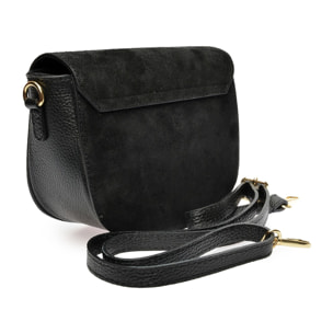 Borsa a spalla Anna Luchini Nero