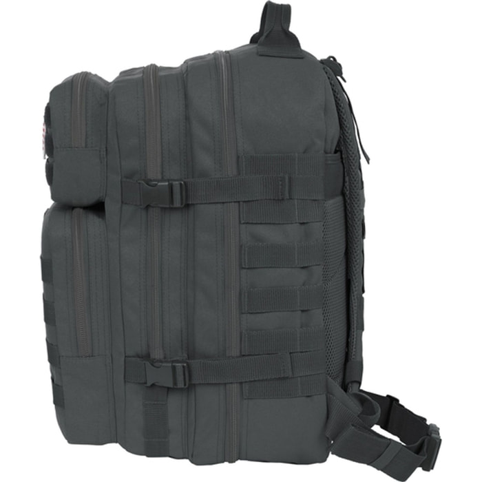 Mochila militar portatil 15,6 safta basic "gris"