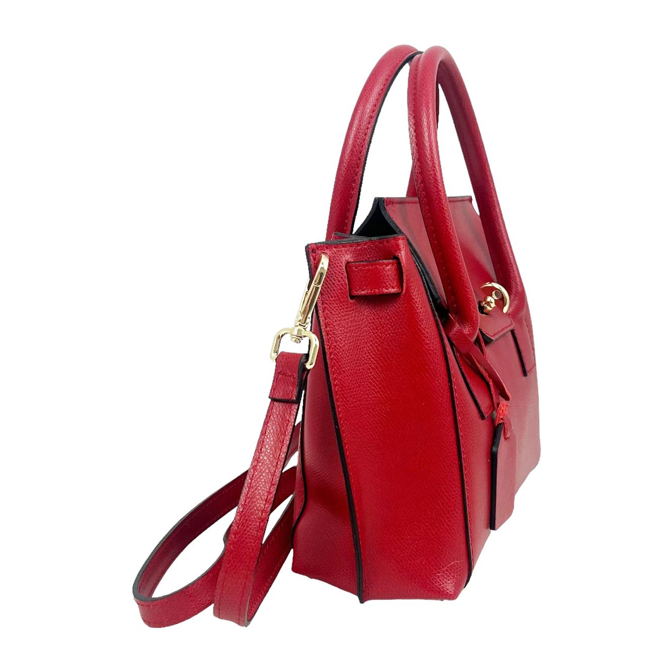 Bolso de mano Cheval Firenze Atria Mini Rojo Oscuro