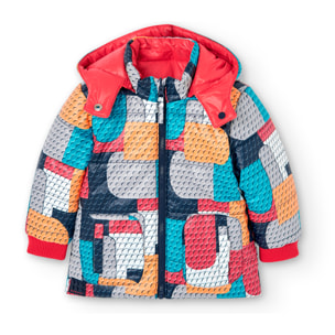 Parka reversible de bebé niño