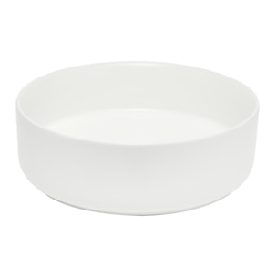 Mood vasque à poser ronde 36x36 cm sans trou de robinetterie ni trop-plein, blanc (SATM3636MW)