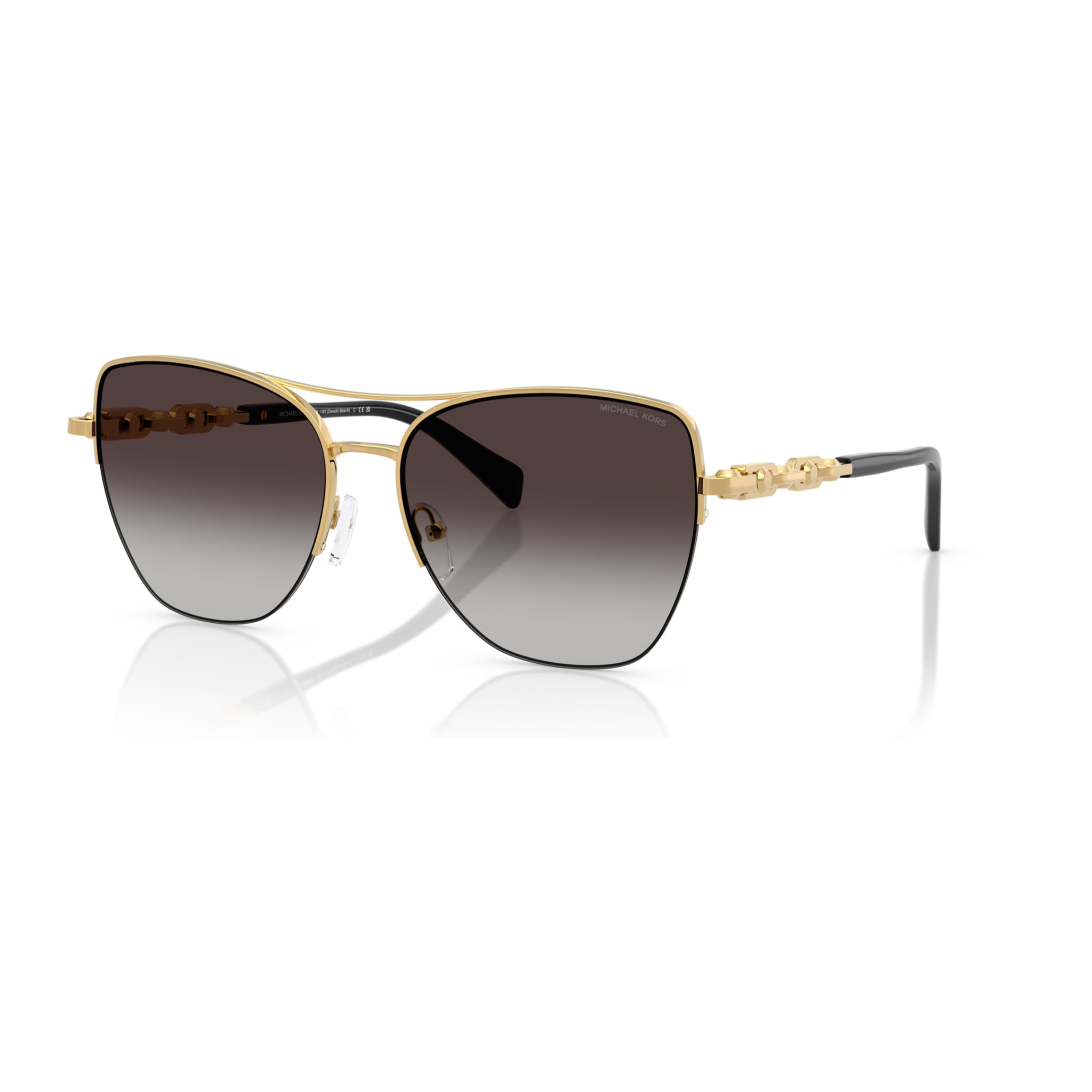 Michael Kors Elegantes gafas de sol de cat-eye MK1163 Dorado beach