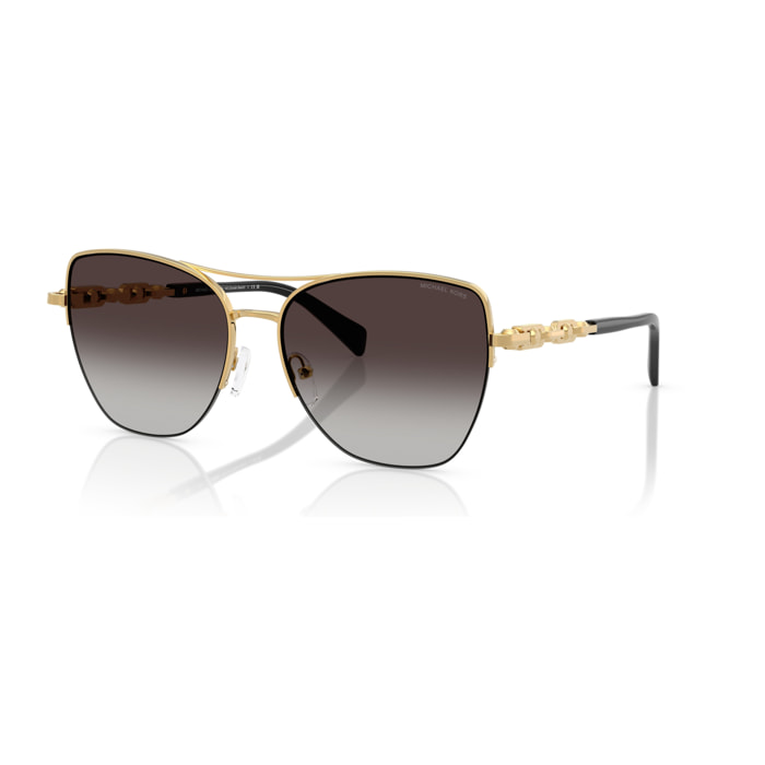 Michael Kors Elegantes gafas de sol de cat-eye MK1163 Dorado beach