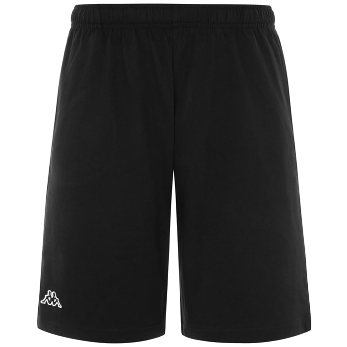 Kappa - Pantaloni Corti Uomo Nero - Logo Cabog