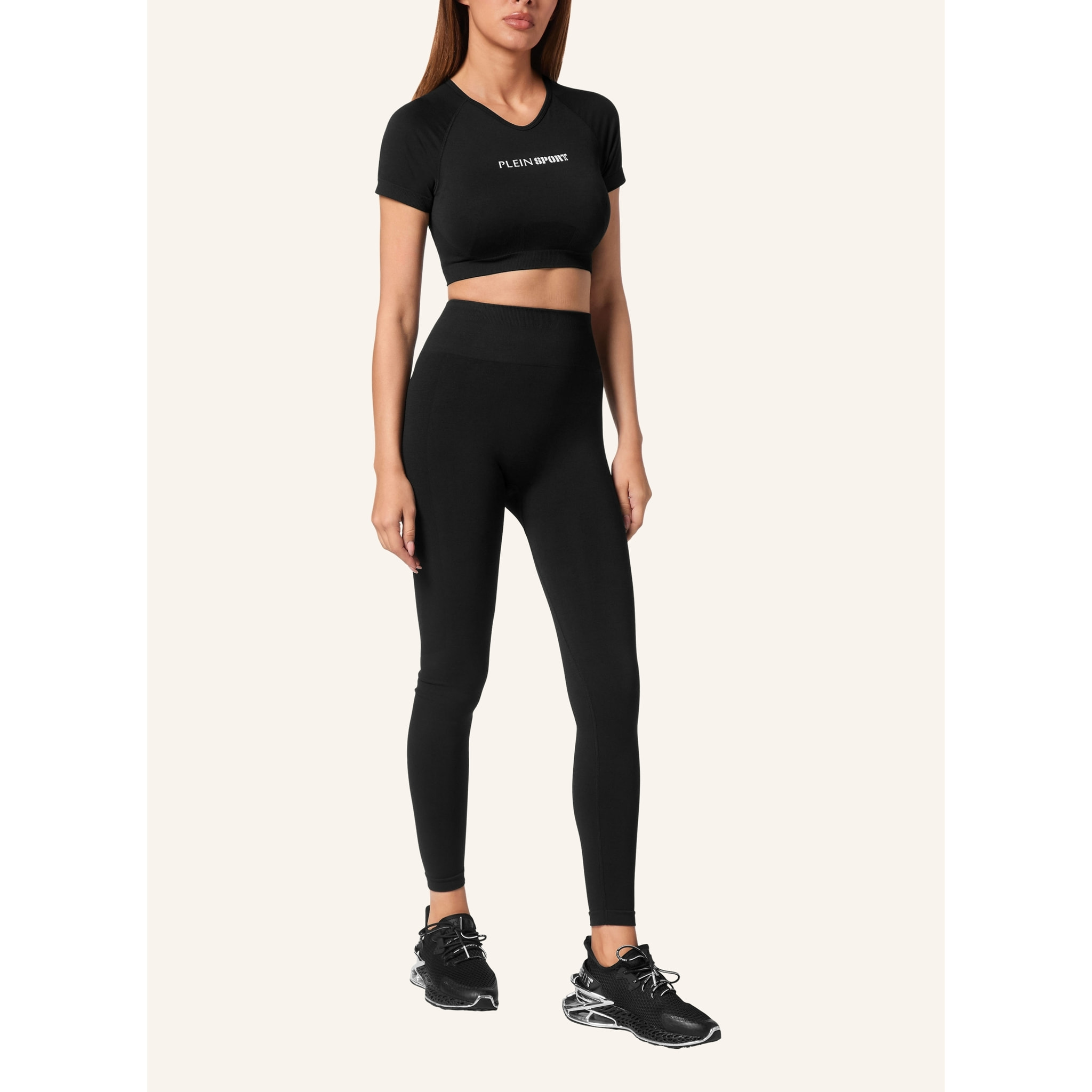 PLEIN SPORT Maglietta con scollo a V