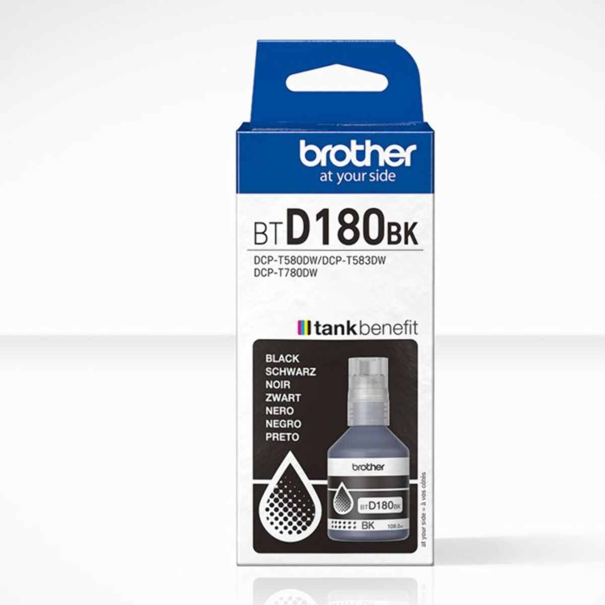 Cartouche d'encre BROTHER Bouteille d'Encre BTD180 Noire - BTD180BK