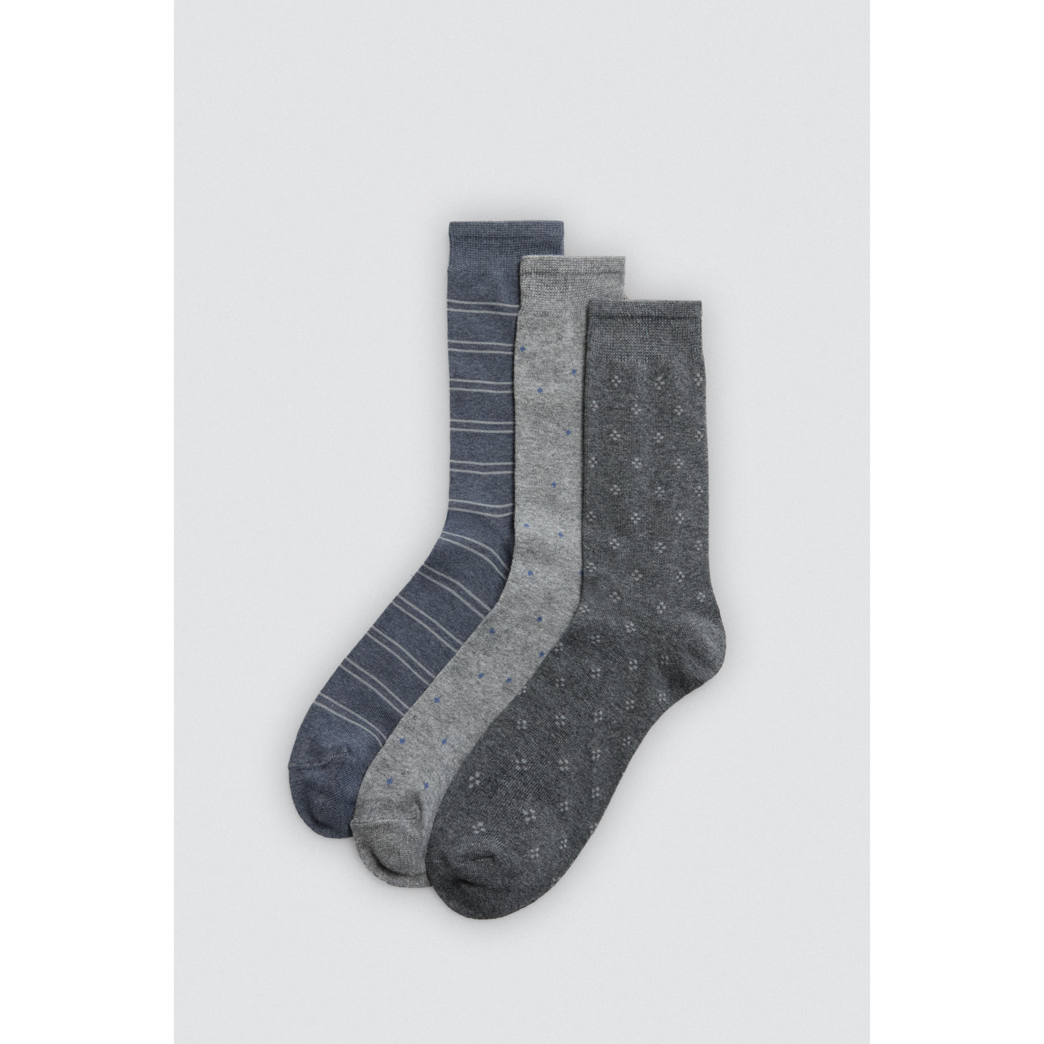 Confezione da 3 calzini alti stampati