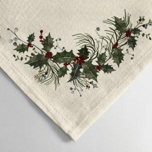 Lot de 2 serviettes Mistletoe 1225