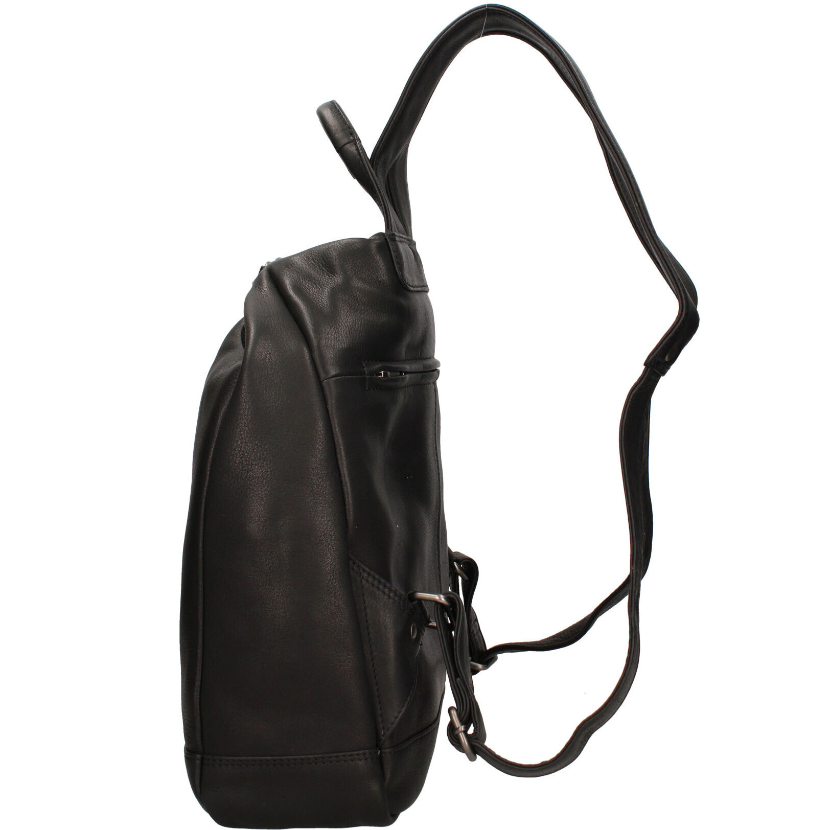 Borsa a mano convertibile in zaino  da uomo In Vera pelle Made in Italy 32x39x10 cm