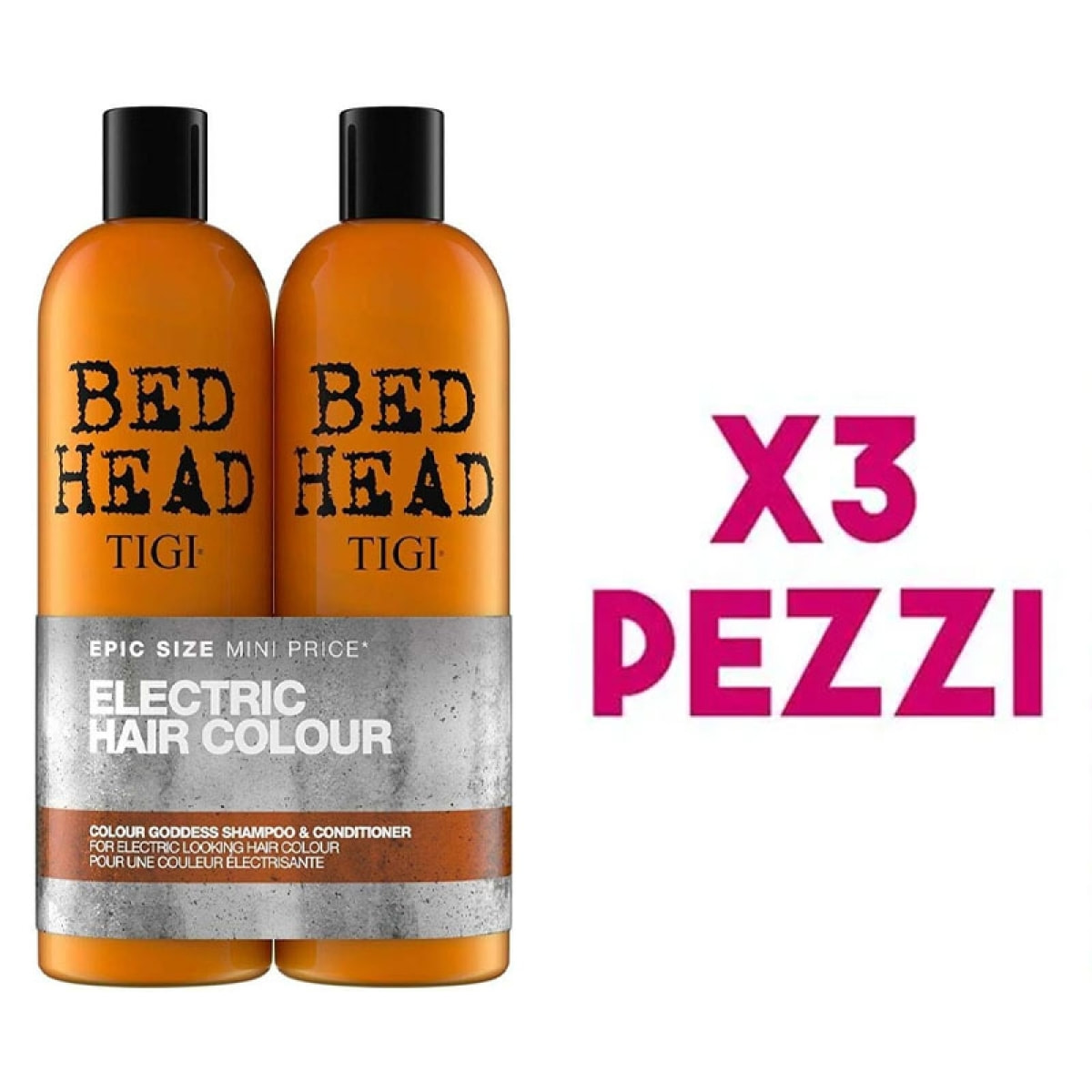 TIGI Kit Bed Head Colour Goddess Tween Duo 3 PEZZI