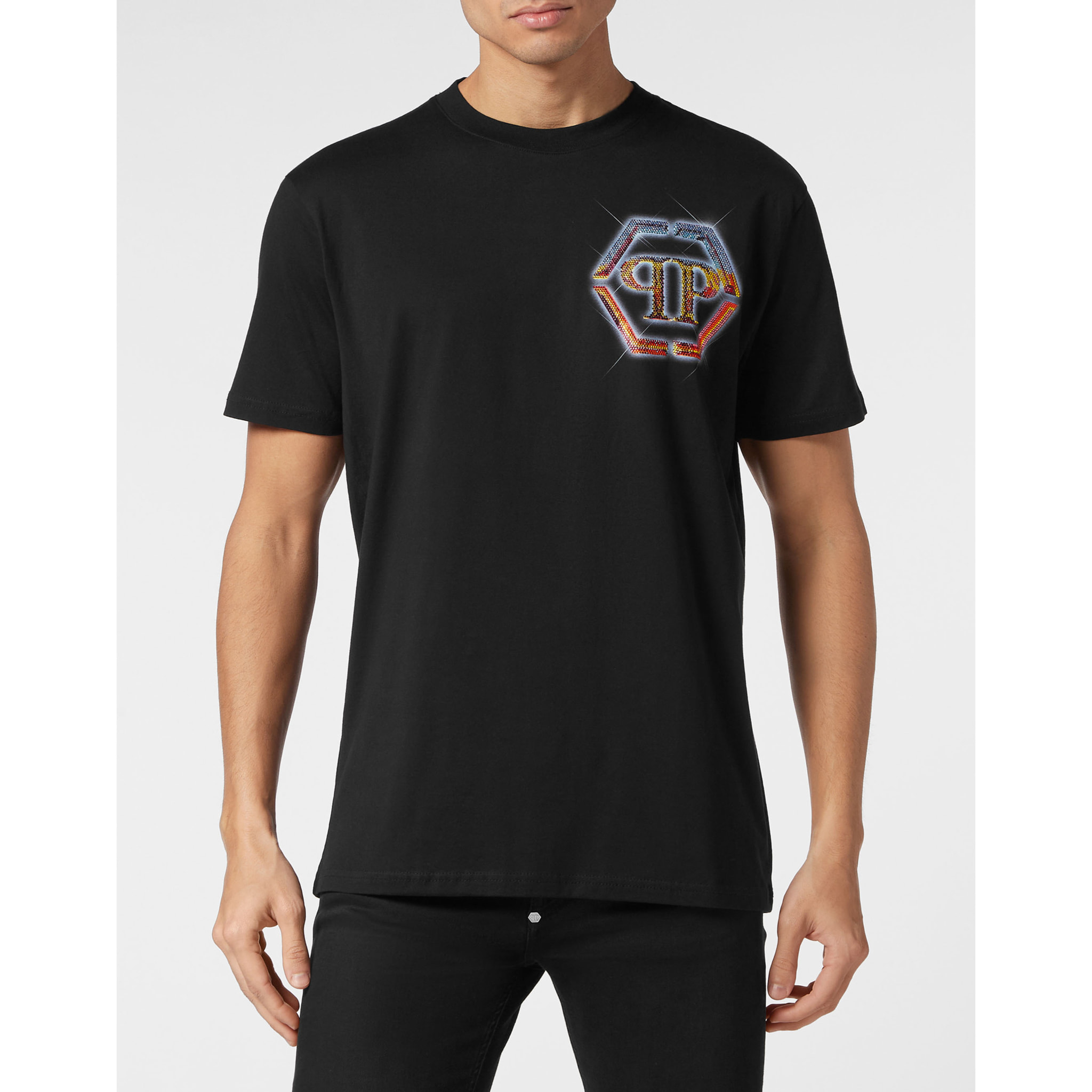 PHILIPP PLEIN Maglietta a girocollo HEXAGON