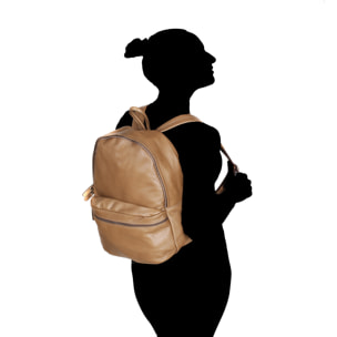 Chicca Borse Borsa Zaino Beige