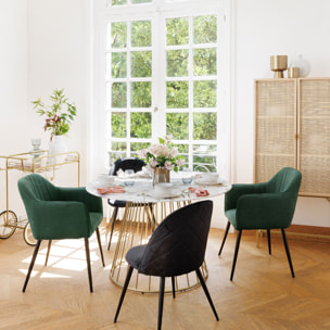 Fauteuil "Visoca" - bois et métal
